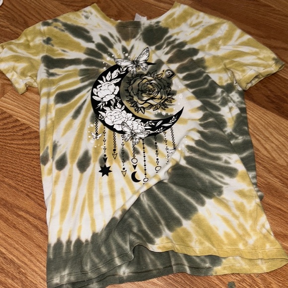 Green And Yellow Indie Shirt - Picture 1 of 5